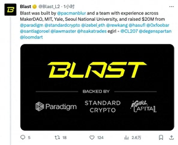 Blast：Blur創(chuàng)始人的顛覆級(jí)新作，生息型L2能否擾亂賽道格局？
