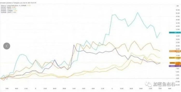 加密貨幣牛市來了！ 狗狗幣（DOGE）與比特幣同期上漲85%（BTC）